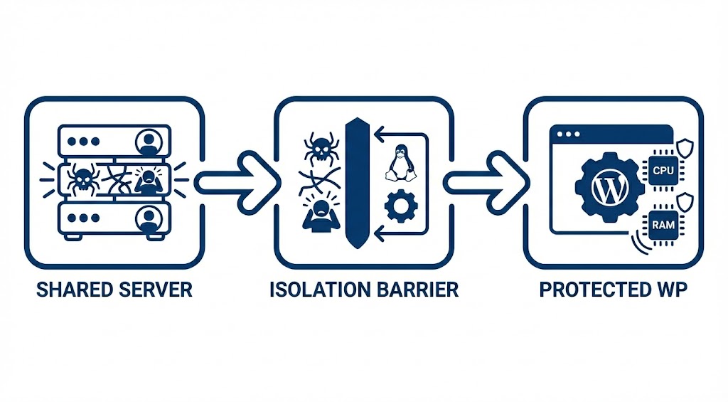 Why WordPress Runs Better on Yhost &ndash; Isolated Resources